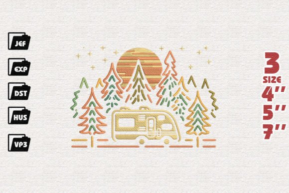 Camping Embroidery Review